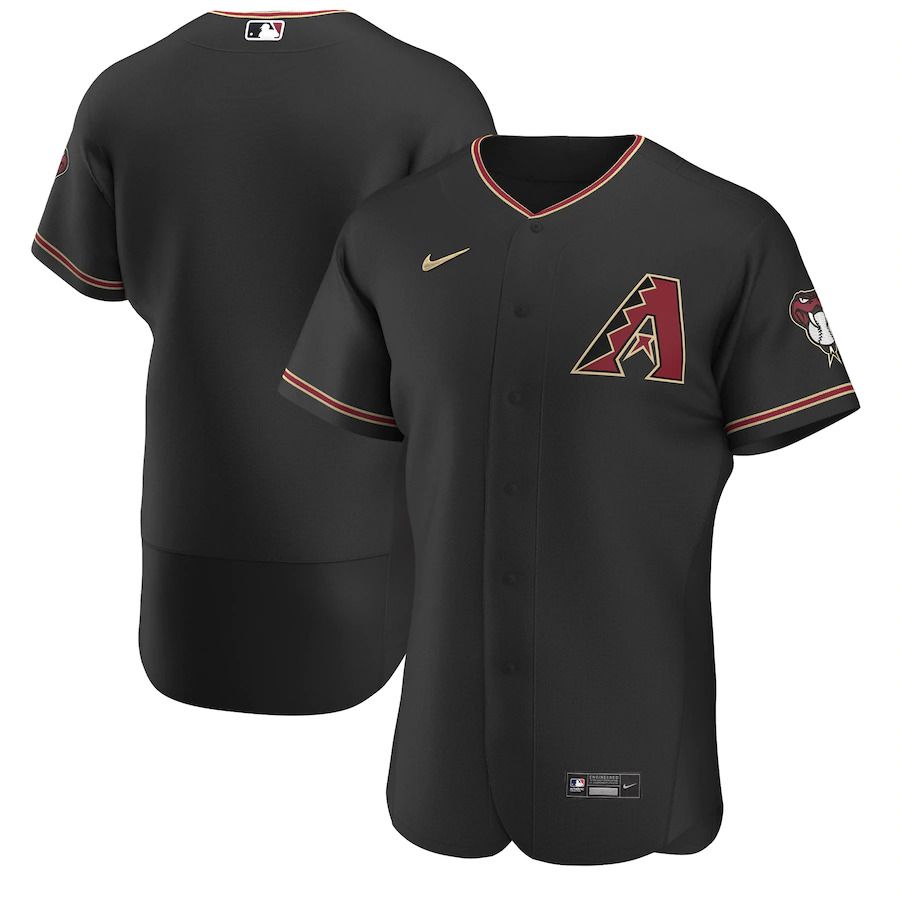 Men Arizona Diamondbacks Nike Black Alternate Authentic Team MLB Jersey->women mlb jersey->Women Jersey